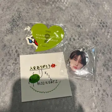 KO1KEYZ 하마다 토와 카푸세루토이 얼굴 아크릴 키링 플라스틱 스티커