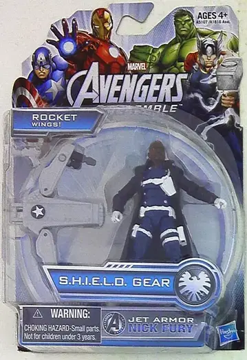 HASBRO S.H.I.E.L.D. GEAR 닉 퓨리 / 제트 아머 3.5인치