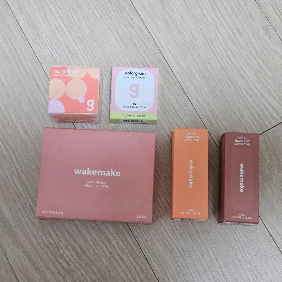 웨이크메이크 컬러그램 화장품(섀도우 립 하이라이터)