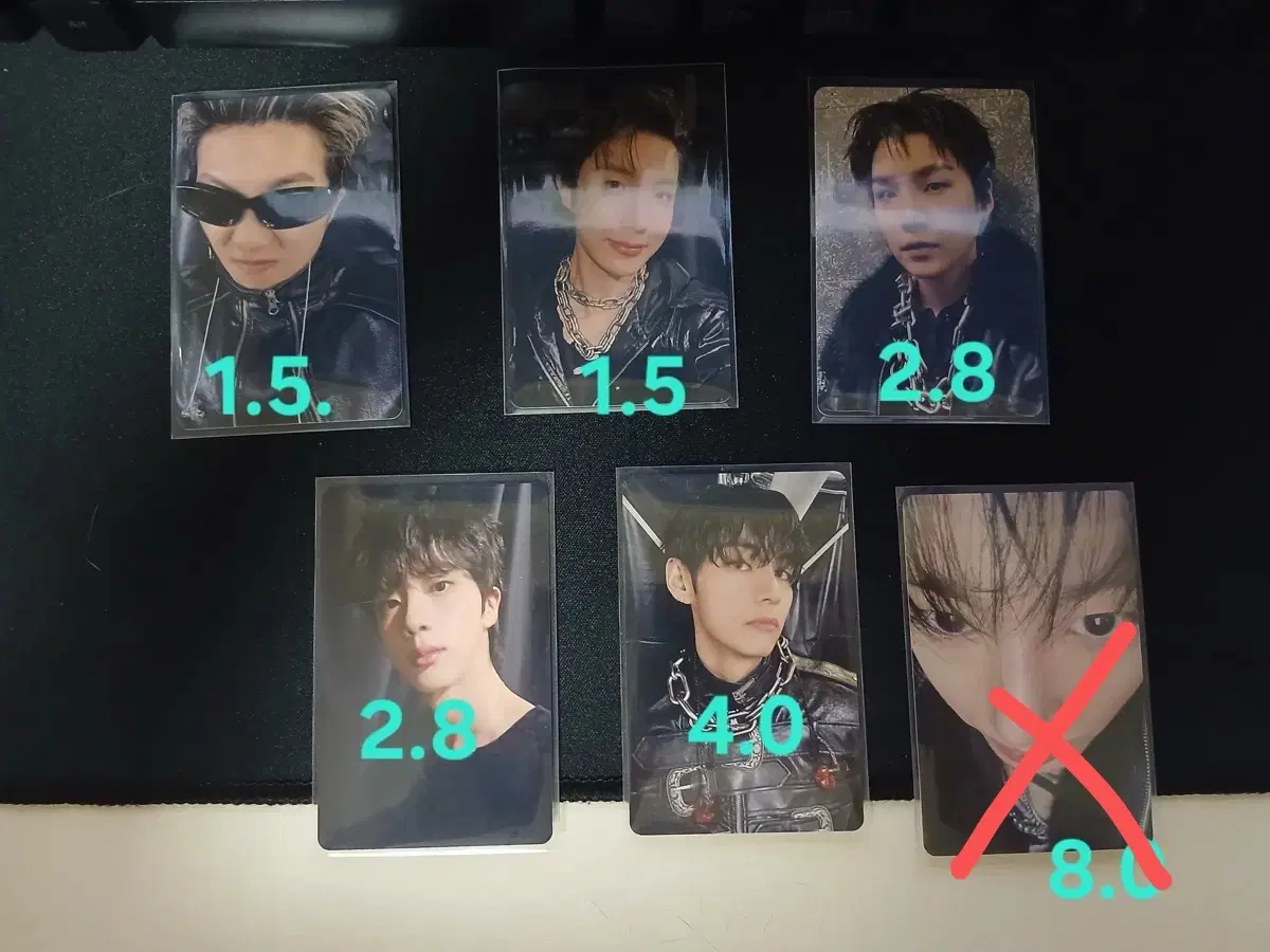 방탄 아리랑 페스타 위버스재팬 특전 포카 단체 BTS ARIRANG