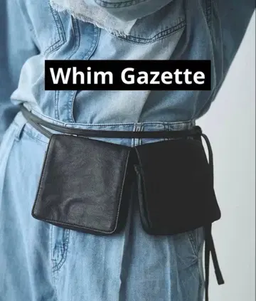 새상품급 Whim Gazette [THE BAAT] MINI BAG