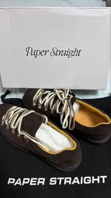 Paper Straight 남성용 스웨이드 마운틴 부츠