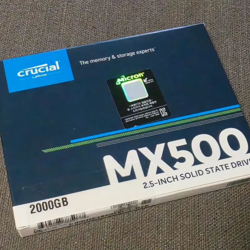 마이크론 Crucial MX500 2TB SSD