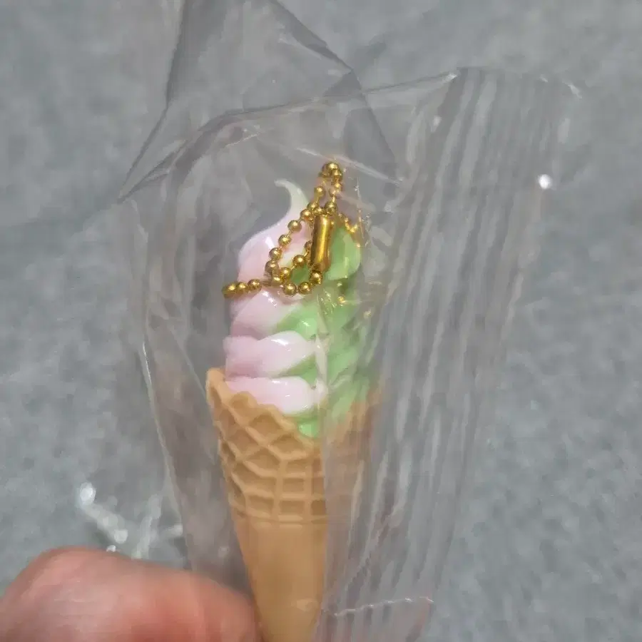 아이스크림 음식 가챠 키링