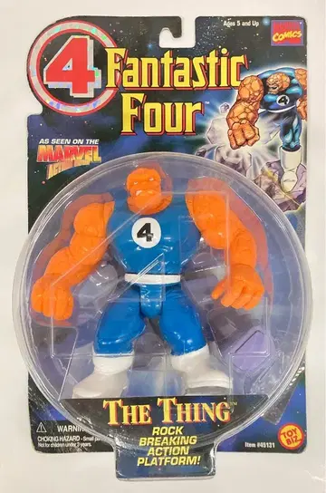 TOYBIZ (액션 피규어) 더 씽 / 락 브레이킹 액션 플랫폼 5인치