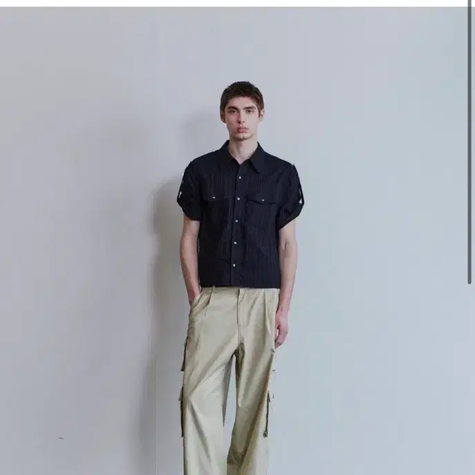 웨이비니스 호리즌 하프셔츠 Horizon stripe half shirts 2사이즈