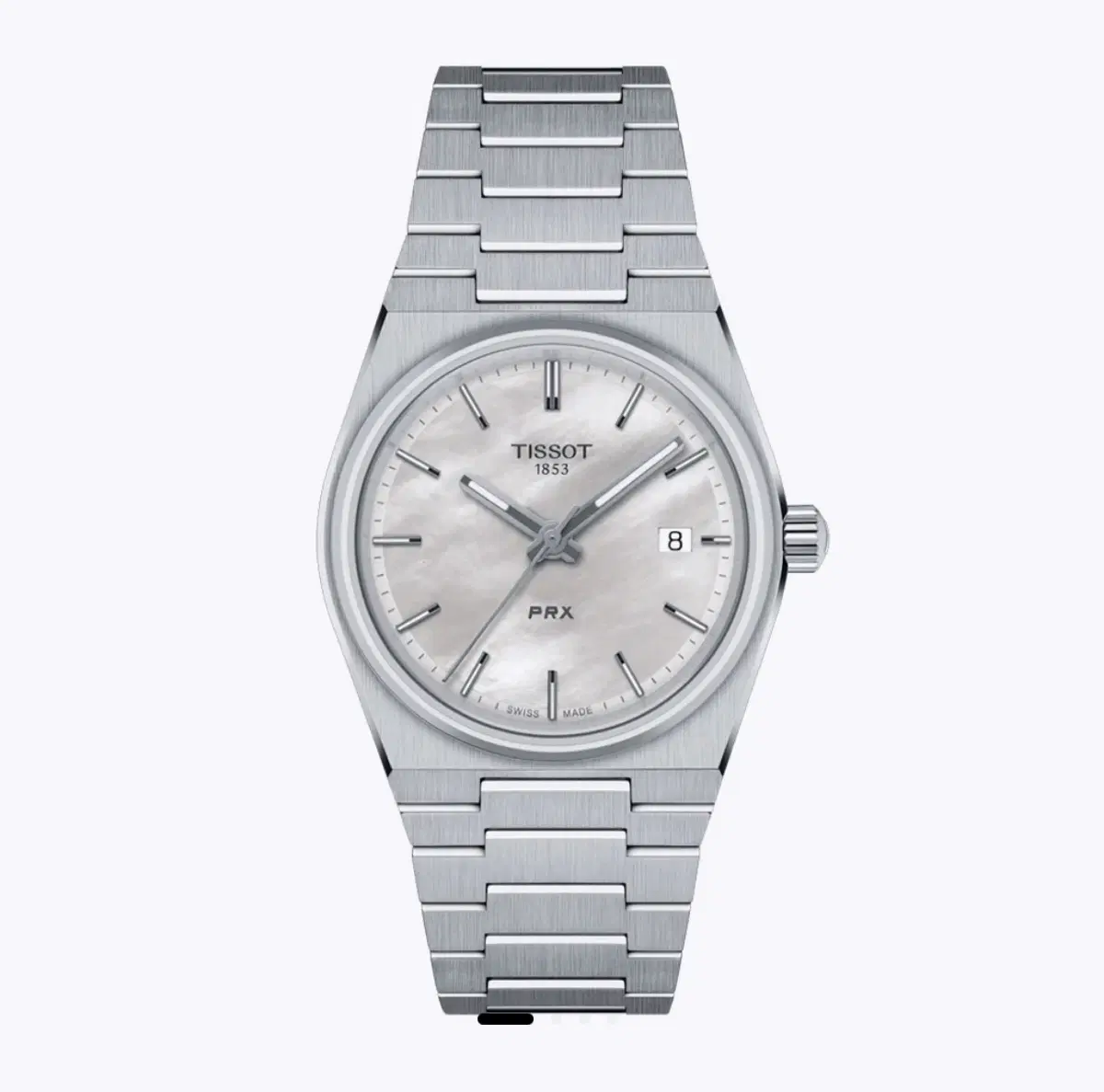 미개봉 티쏘 tissot PRX 35mm 쿼츠 스틸 화이트 팔아요