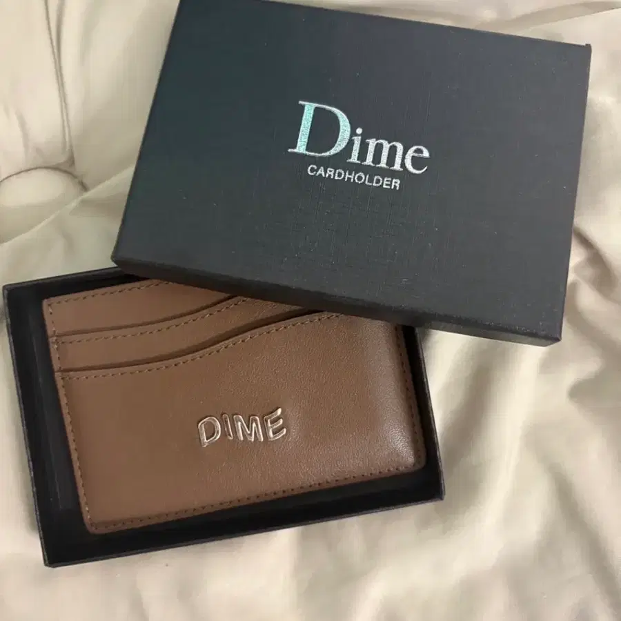 Dime 카드 홀더 브라운 다임 카드지갑