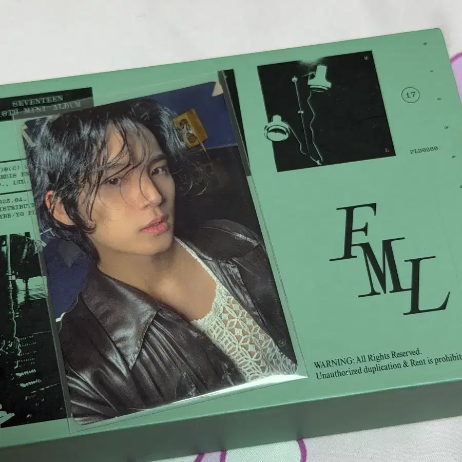 세븐틴 FML 키트 앨범 민규 풀구성
