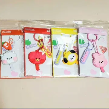 BT21 minini 키 커버 RJ TATA CHIMMY COOKY
