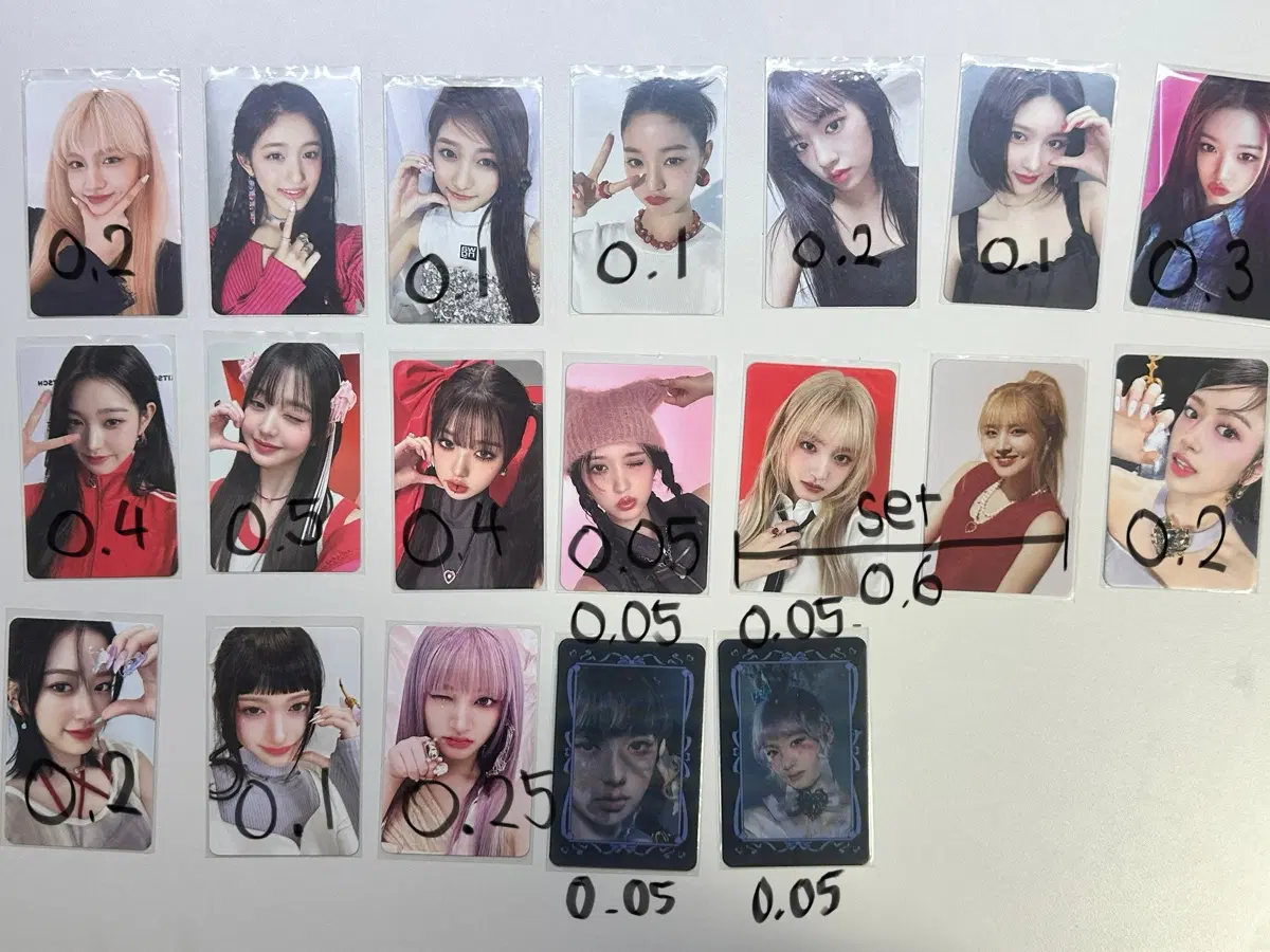 아이브 에스파 포토카드