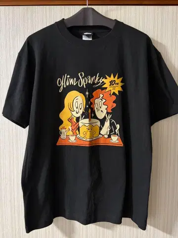 [ 새상품급 ] GLIM SPANKY 그리 스팬키 10th 투어 T XL 사이즈 블랙