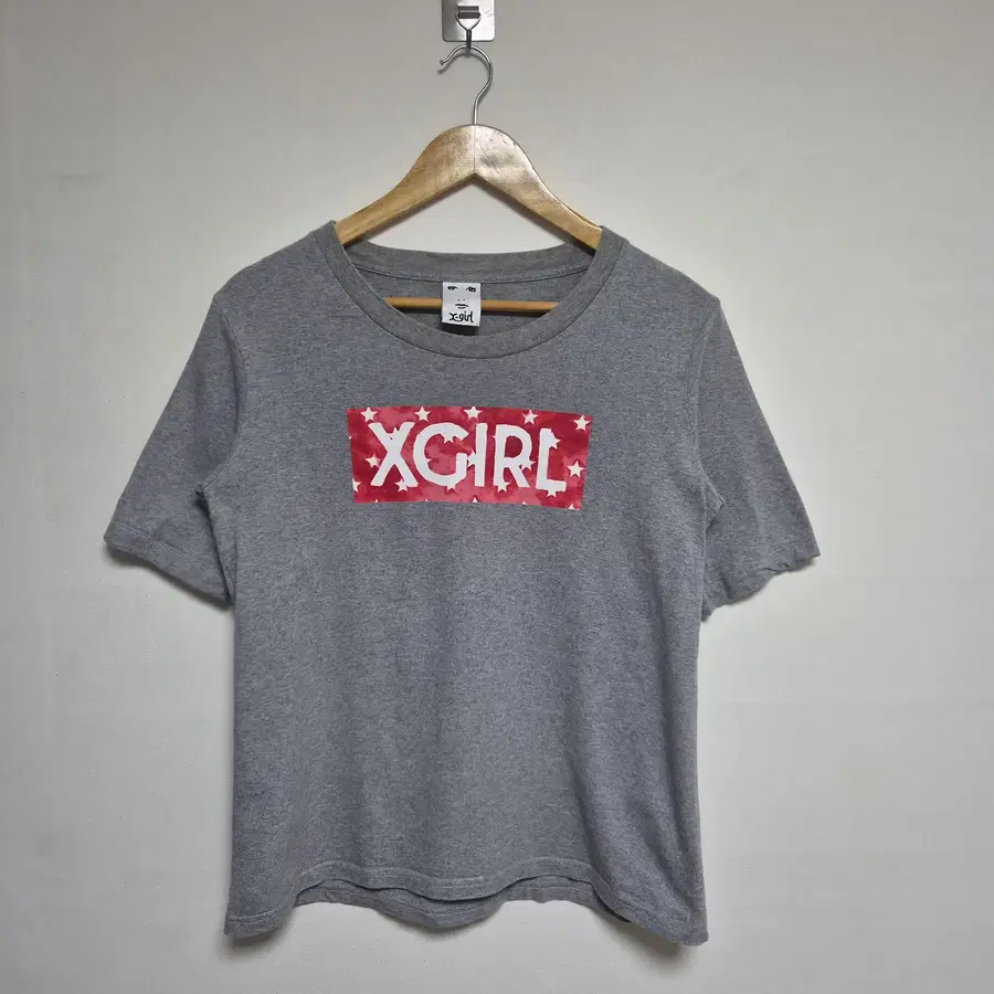엑스걸X-GIRL 박스로고 반팔 티셔츠 2사이즈 - T262
