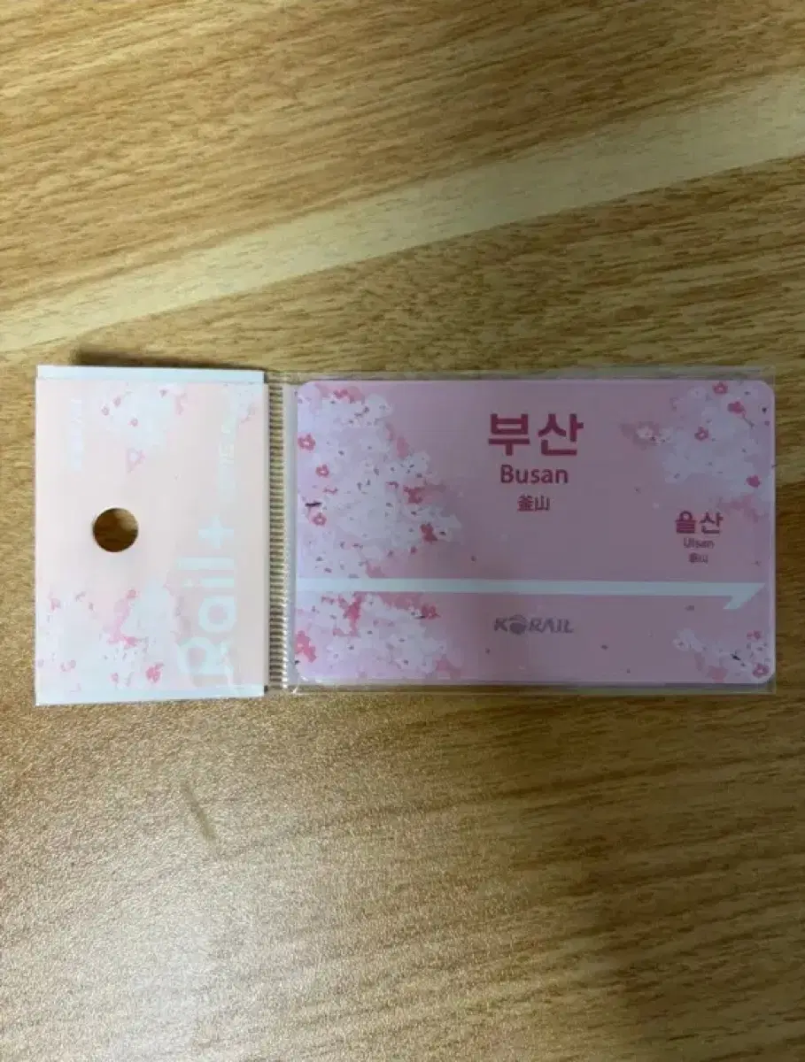 코레일 부산역 교통카드 벚꽃 에디션