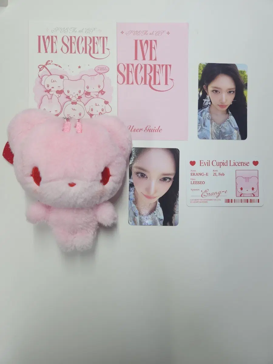 아이브 이서 IVE SECRET 이블 큐피드 이랑이+ 앨범 이서 포카