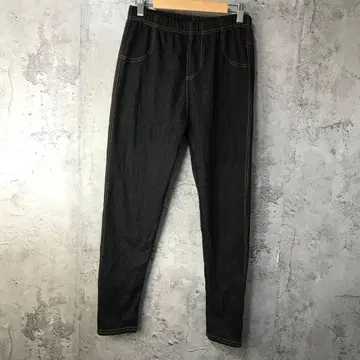B623 구제 의류 팬츠 파자마 팬츠 블랙 90s Y2K