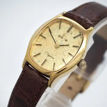 436 작동 RADO 시계 여성용 수동 와인딩 골드 오벌 빈티지