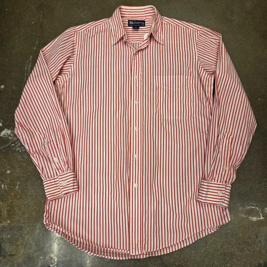 버버리 Made in USA 스트라이프 셔츠
