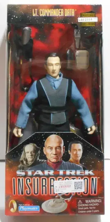 PLAYMATES COLLECTORES SERIES EDITION LT.COMMANDER DATA