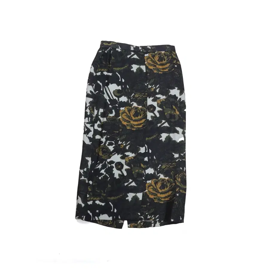 드리스 반 노튼 Fries Van Noten Floral Silk Skirt
