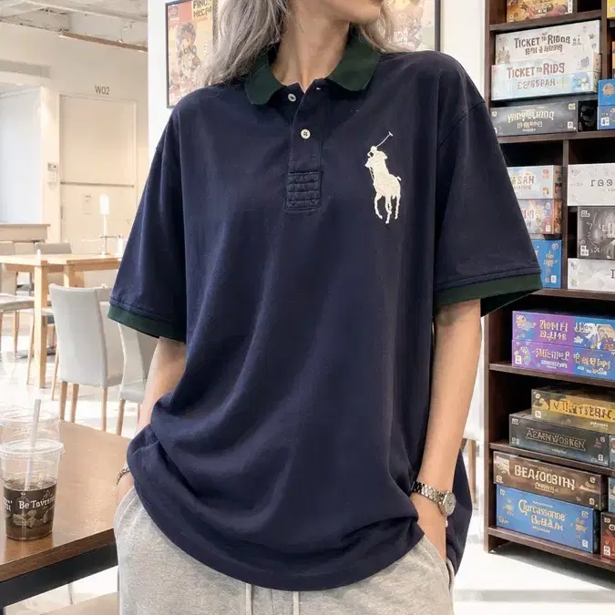 폴로 랄프로렌 빅포니 럭비반팔 PK티