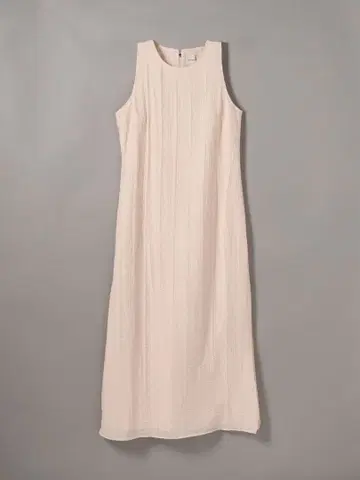 Calvin Klein 슬리브리스 롱 원피스 핑크