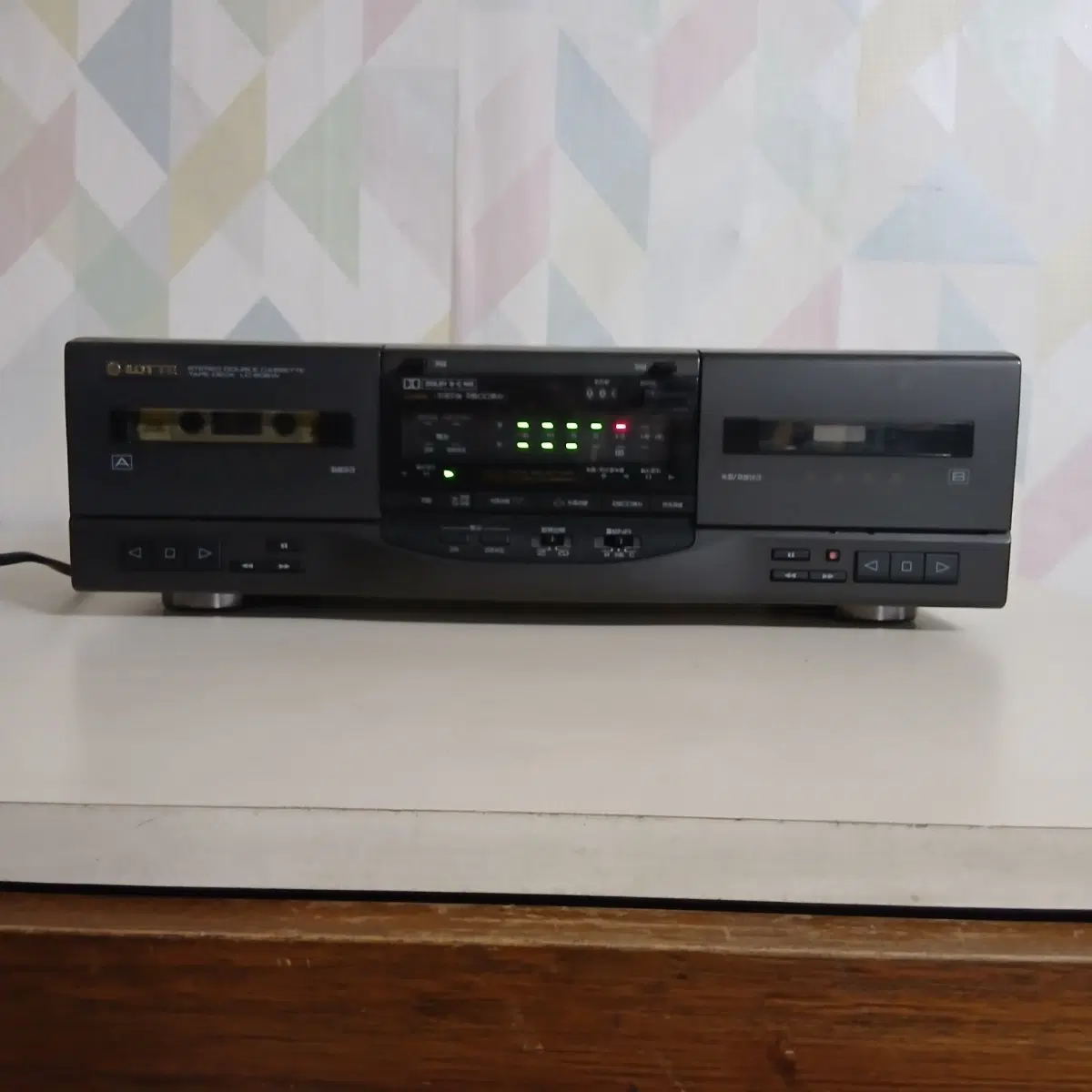LOTTE STEREO DOUBLE CASSETTE TAPE DECK