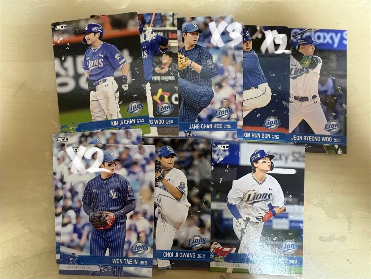 2026 KBO 플러스 삼성라이온즈 노말 카드 일괄