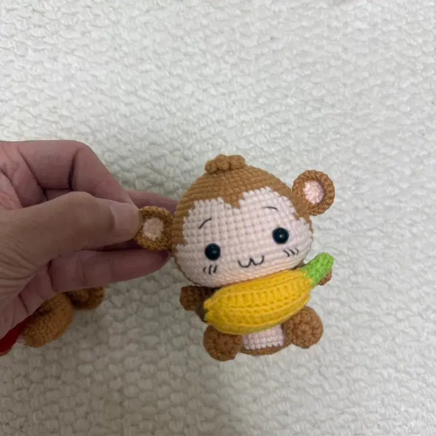 코바늘 원숭이 인형 2종 개당 가격 키링