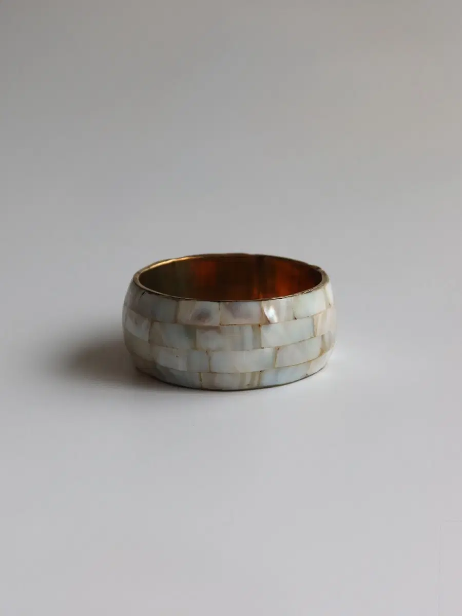 shell mosaic bangle