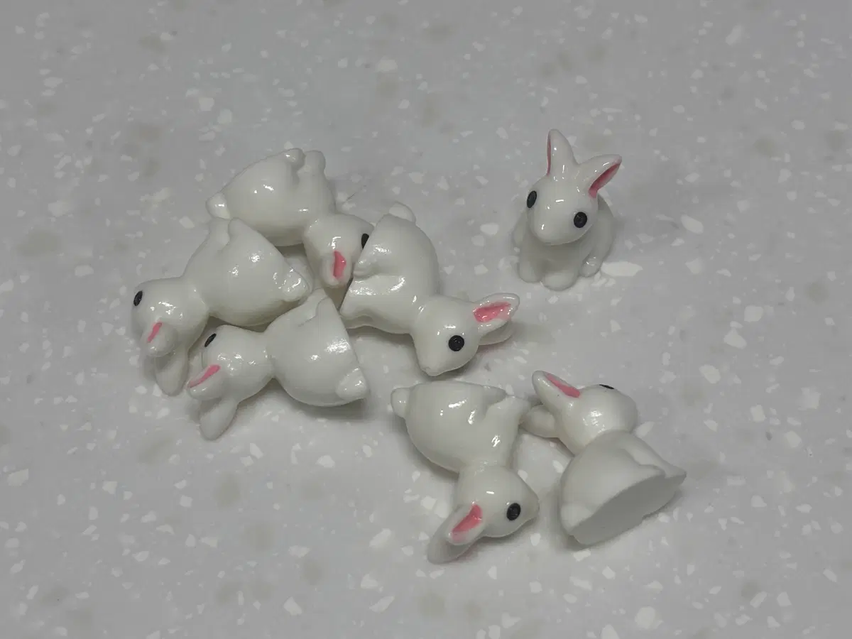 인형 누이 소품 미니토끼 레인몰 7개 세트