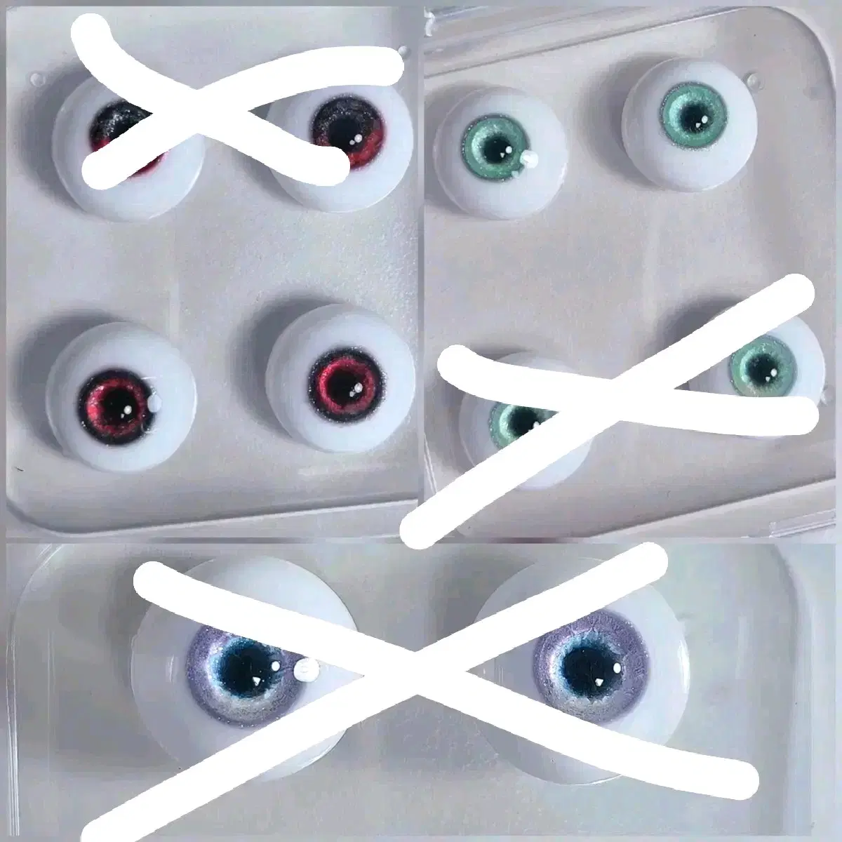 14mm 안구 6mm 홍채 구관 안구 인형 구체관절인형