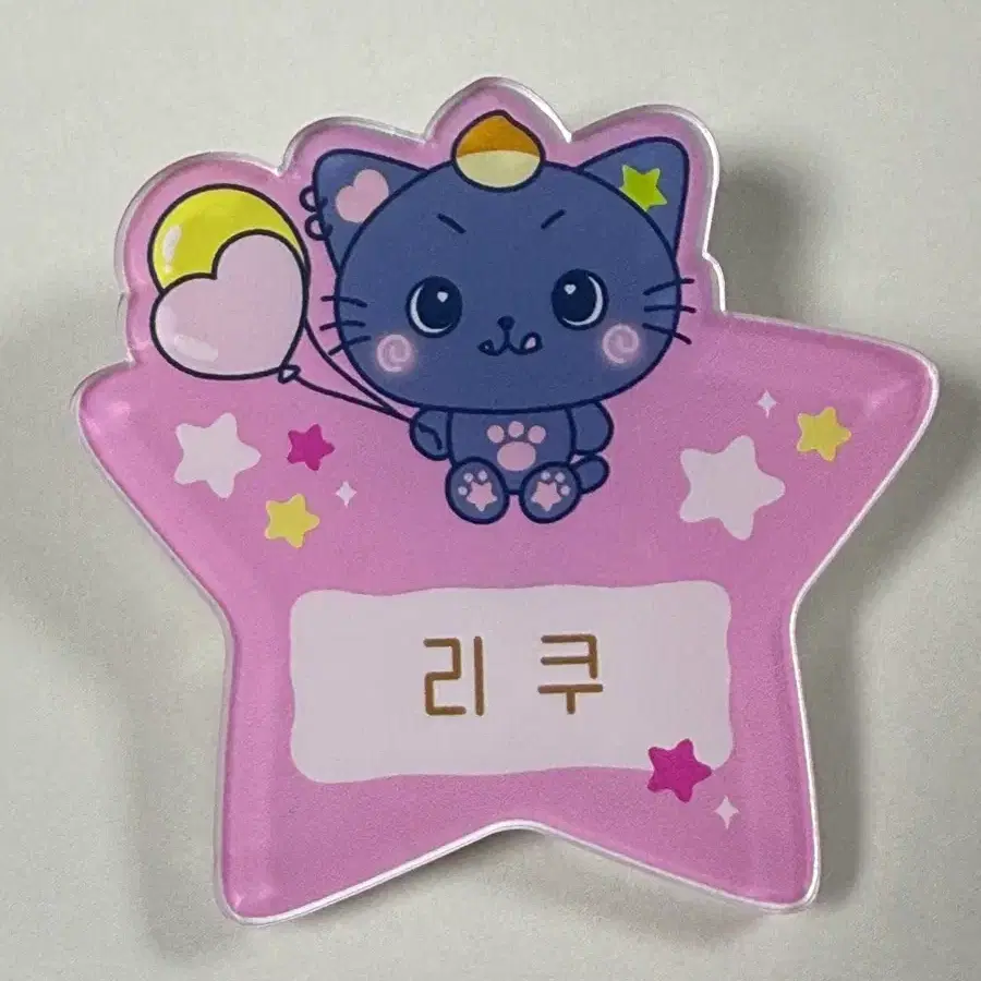 엔시티위시 에버랜드 에버위시 리쿠 쿠리 네임 플레이트 명찰