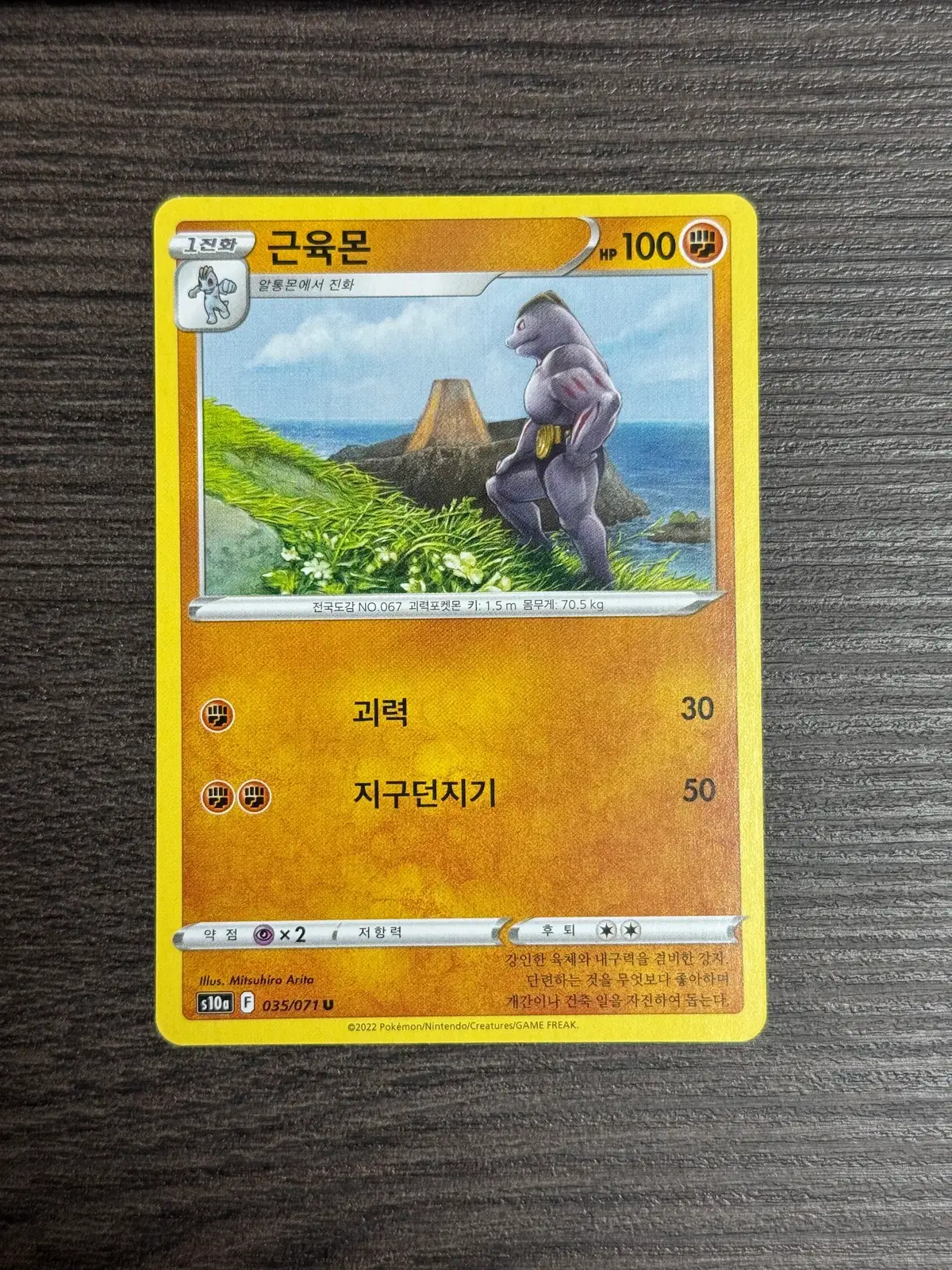 포켓몬카드 근육몬 판매 7-J54