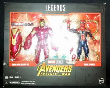 HASBRO MARVEL LEGENDS SERIES IRON MAN MARK 50&IRON SPIDER