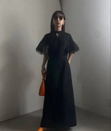 ameri vintage 포멀 원피스 블랙