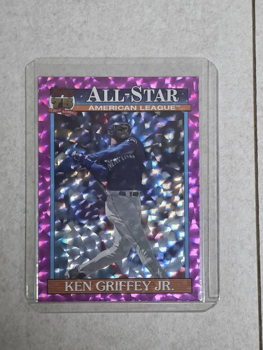 2026 topps 시애틀 켄 그리피 주니어 pink crackle 카드