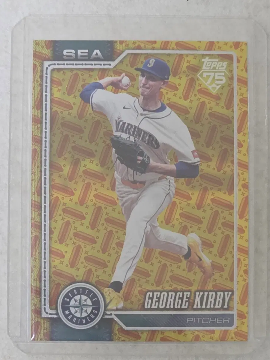 2026 topps 시애틀 조지 커비 99한정 핫도그 패러렐 카드