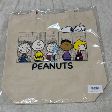 Da-iCE POPUP PEANUTS 콜라보 토트백 아이보리