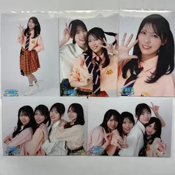 히나타자카46 3기생 라이브 청춘 팝콘 브로마이드 5장 세트