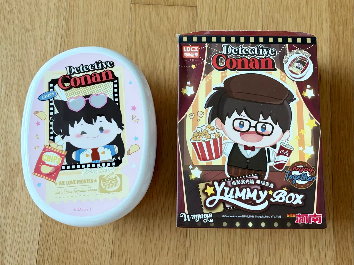 명탐정 코난 Yummy Box 팝콘 콜라 컨셉 미란 모리 란 도시락누이 영화관 버전