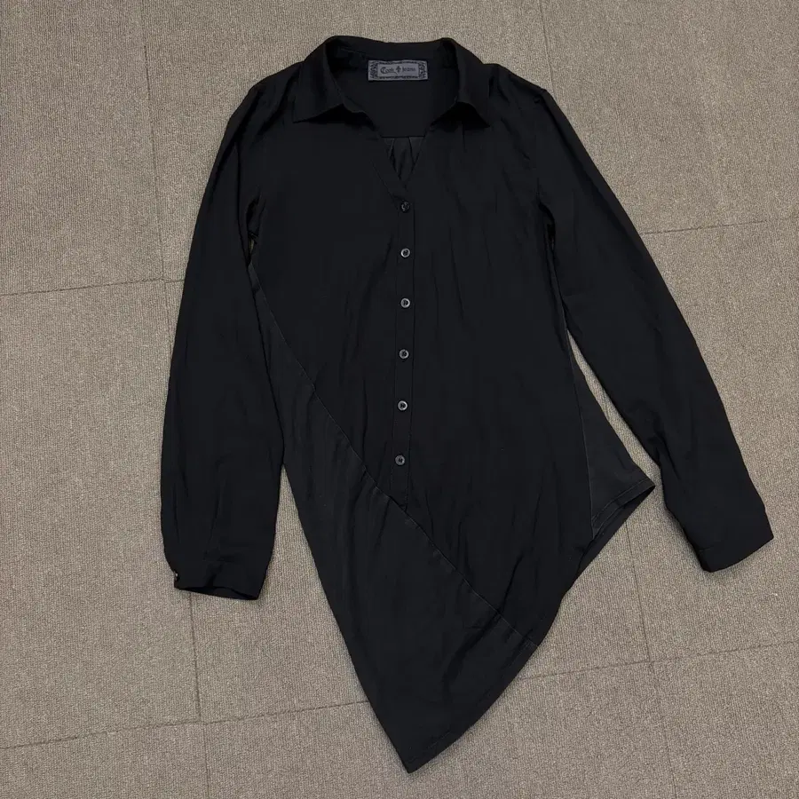cook jeans japan 우먼스 비대칭 풀오버 셔츠디테일컷