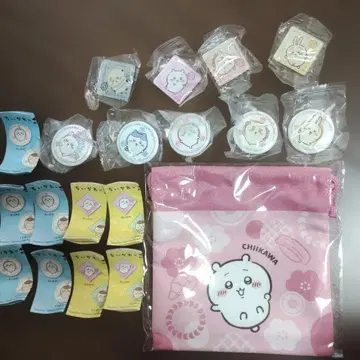 치이카와 쿠라스시 오리지널 복조리 캔뱃지 마그넷 세트