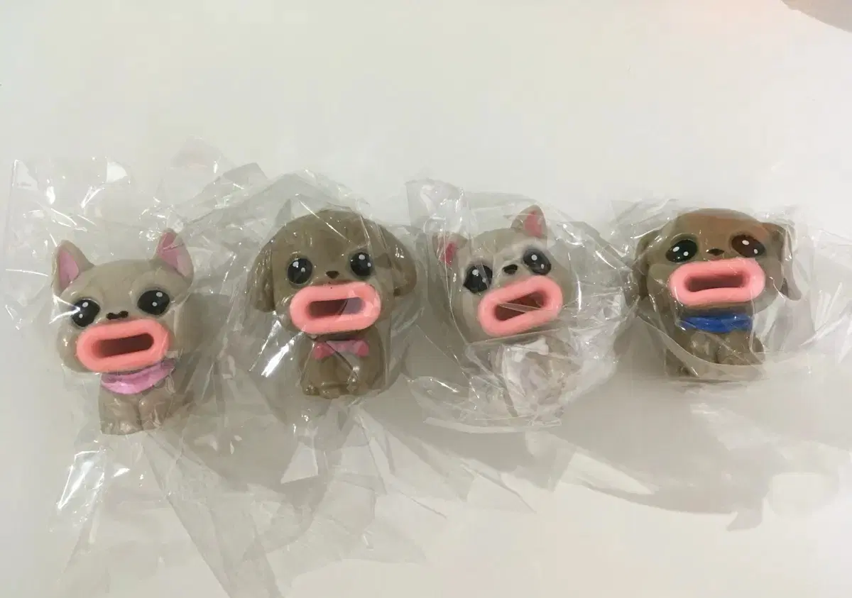 메롱붹 강아지 개 말랑이 가챠 피규어 5종 미개봉