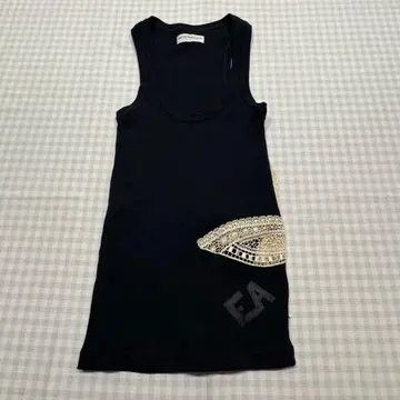 엠포리오 아르마니 레이스 로고 탱크탑 이너 이탈리아제