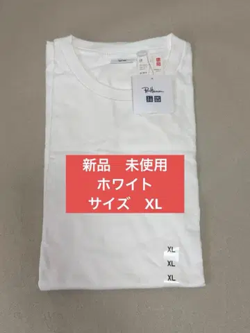 론 헤르만 x 유니클로 콜라보 T셔츠 새상품 미사용 화이트 size XL