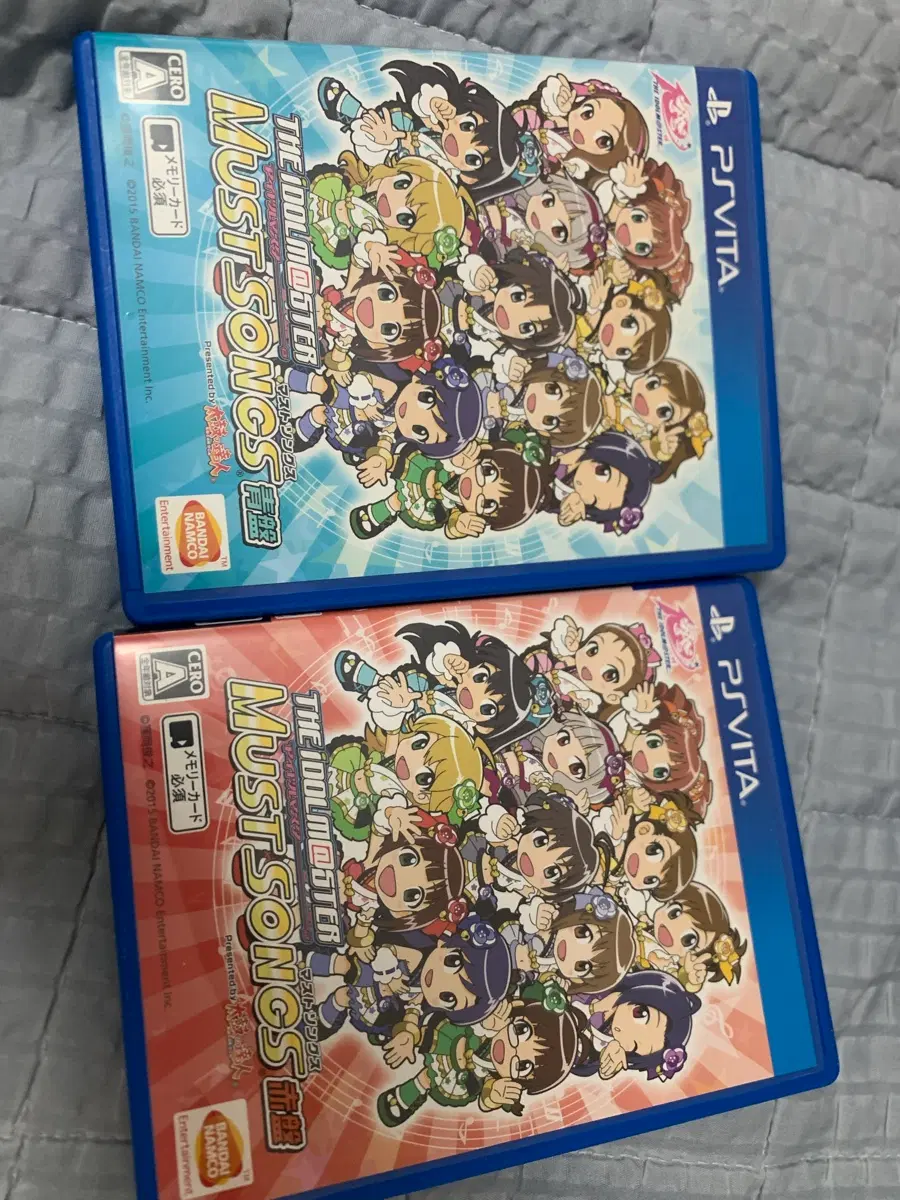 태고의달인 콜라보 소니 VITA PSVITA PS비타 아이돌마스터 머스트 송즈 청반 적반 팝니다.