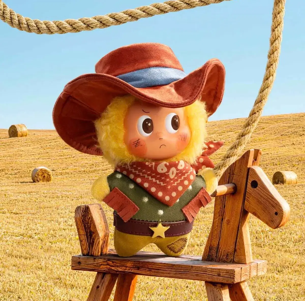 Pop Mart Little Star Farm Story Cowboy Doll Box Unsealed