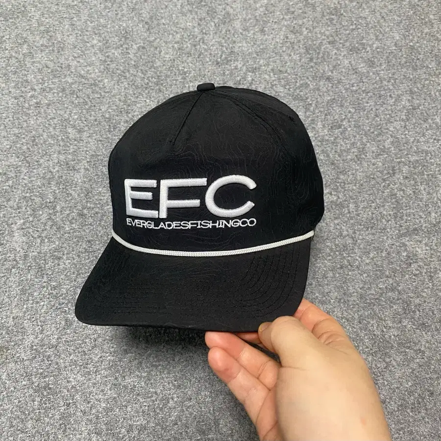 아웃도어 낚시 전문 브랜드 EFC 블랙 캡 야외 스냅백 모자