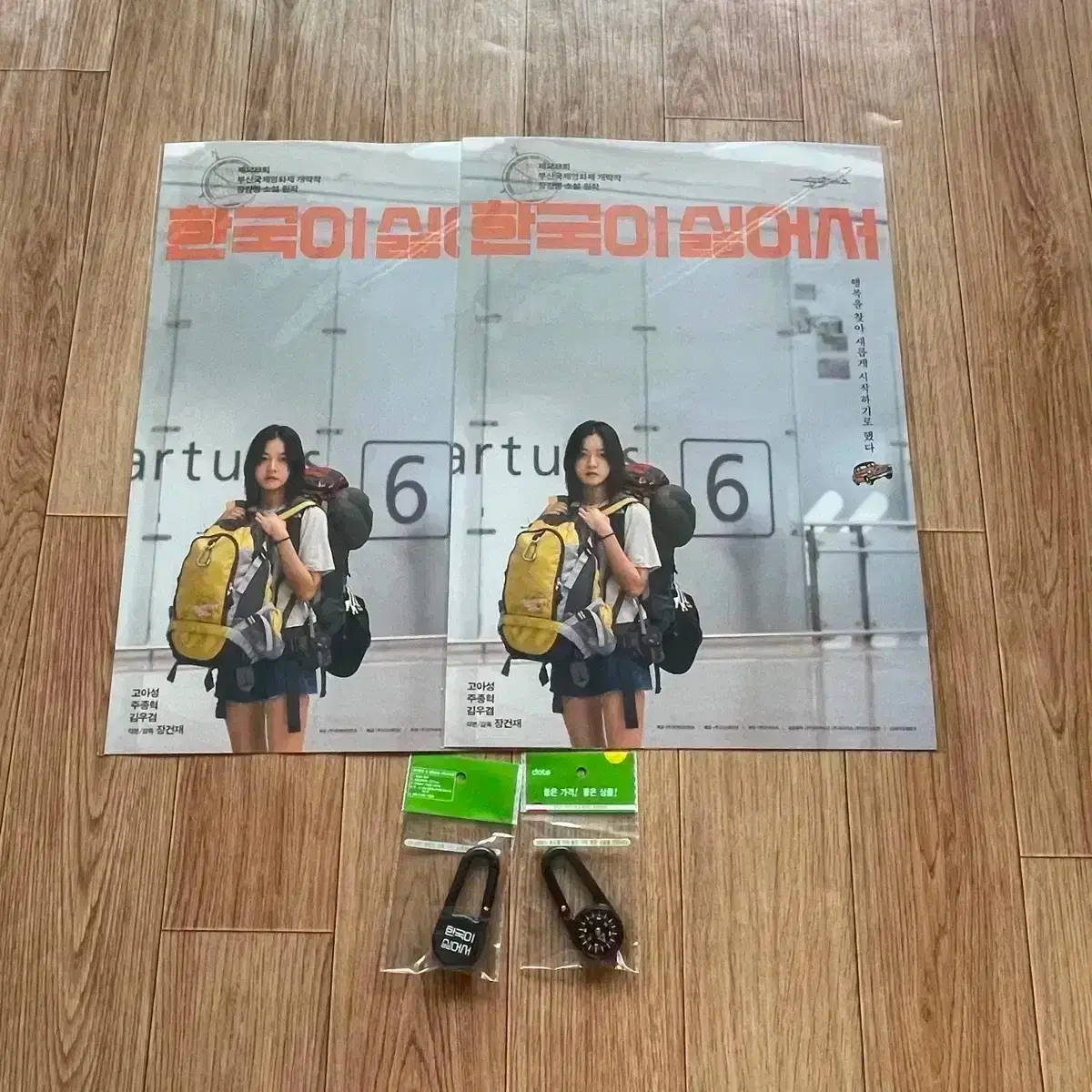 한국이 싫어서 A3 포스터 나침반 독립영화 특전 고아성 영화 굿즈